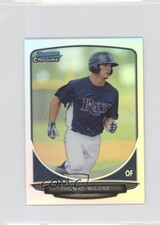 2013 Bowman Chrome Minis Refractor 93/125 Thomas Milone #295 y0i