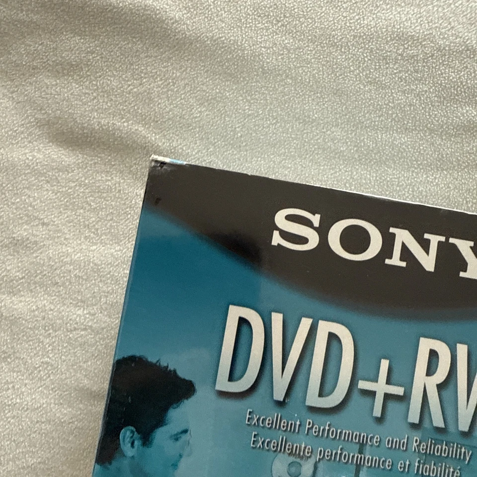 New Sony DVD + RW 10 Pack Rewriteable DVD Discs 4.7GB 120 Minutes Sealed Package - Image 4 of 4