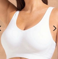 NWT Truekind By Shapermint Daily Comfort Wirefree Shapewear Bra Size 4XL White