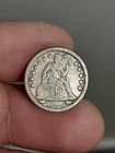 1855 Seated Liberty Dime F-VF