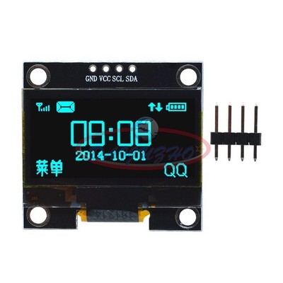 1.3'' IIC I2C 128x64 3-5V OLED LCD 4Pin Display Module     #iw