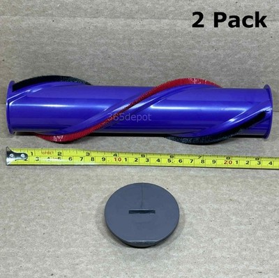 2 Pack Replacement Brush Roll Bar & Plastic Lock For DYSON V8 Animal Absolute