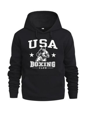 HOT-American Boxing Club Men's Loose Hoodie