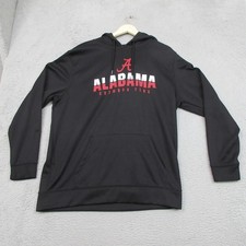 Alabama Crimson Tide Hoodie Sweatshirt Mens XL Black NCAA Football Colosseum