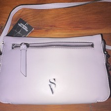 SIMPLY VERA VERA WANG PURPLE CROSSBODY BAG ZI...
