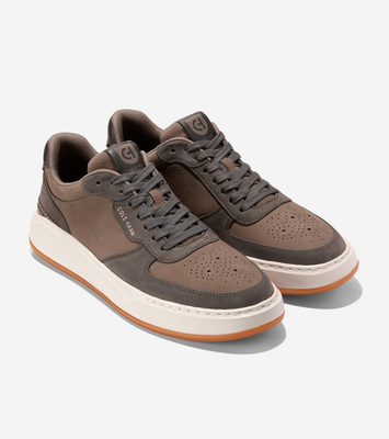 Cole Haan Grand Pro Crossover Raven Nubuck Morel Silver Birch