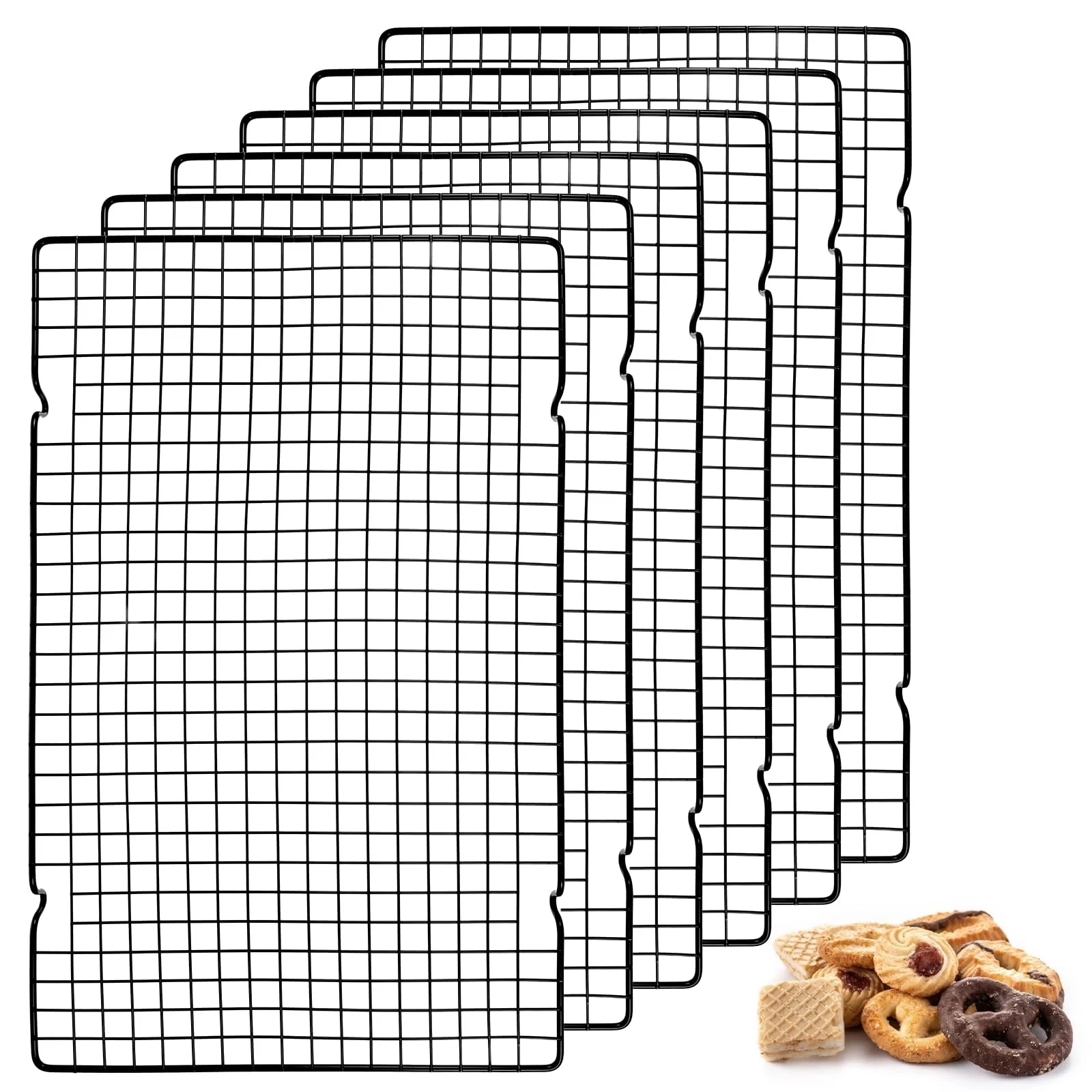 6Pcs 16x10 Inch Cooling Racks, Stainless Steel Baking Rack with Handle, Wire ...
Opens in a new wind
