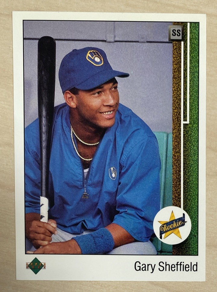 GARY SHEFFIELD RC - 1989 Upper Deck  #13 - MILWAUKEE BREWERS