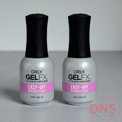 Orly Gel FX Vitamin infused Easy-Off Gel Base Coat - 0.6 oz (Pack of 2)