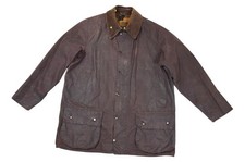 Men's BARBOUR "Beaufort" Waxed Cotton Jacket... Brown C42/107cm