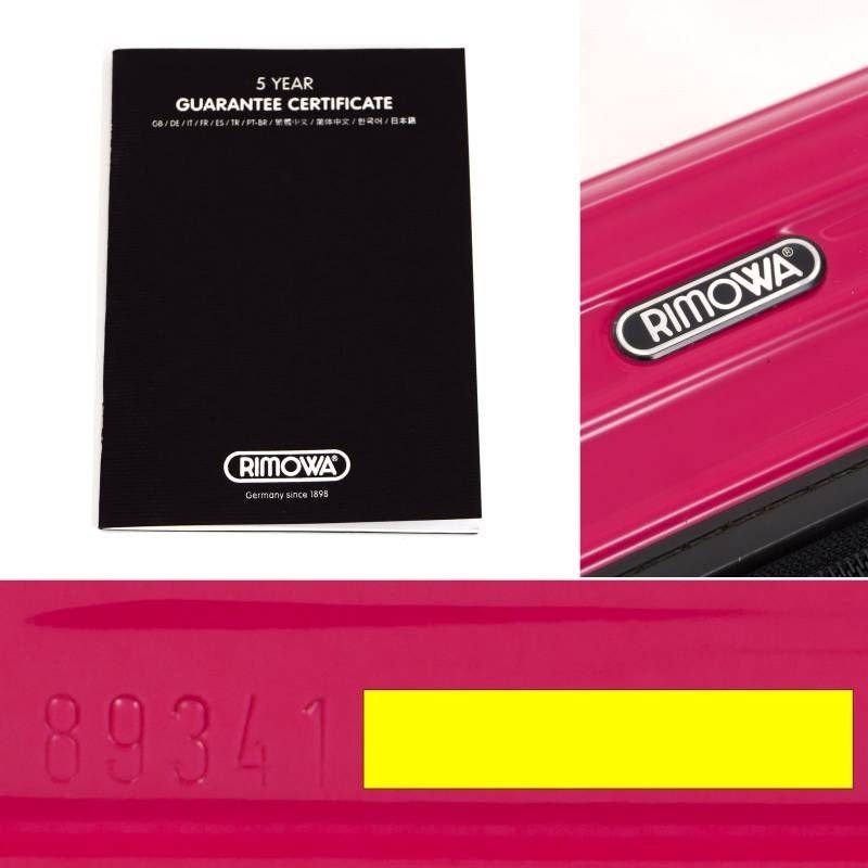 Rimowa Salsa Deluxe 32L Pink 4-wheels Carry Case Suitcase 893.41