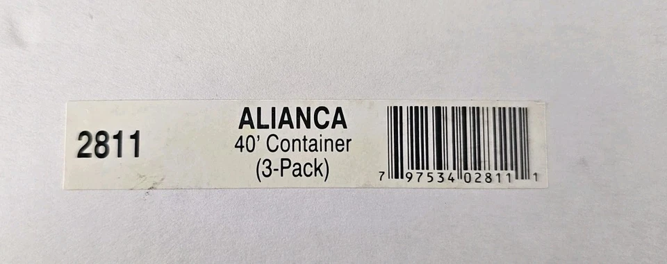 2811 Athearn Alianca 40' Containers - Image 2 of 2