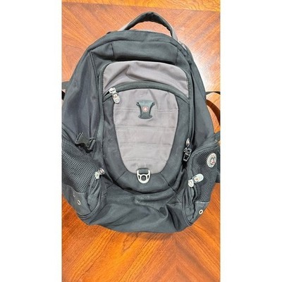 Swiss Gear Backpack Computer Laptop Synergy Shock Business Black Gray
