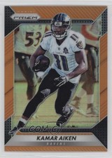 2016 Panini Prizm Orange Prizm 82/299 Kamar Aiken #48 d4e