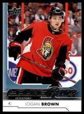 2017-18 Upper Deck Young Guns Logan Brown Rookie Ottawa Senators #217