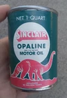Vintage Sinclair Opaline Motor Oil Can Coin Bank Dinosaur Advertising