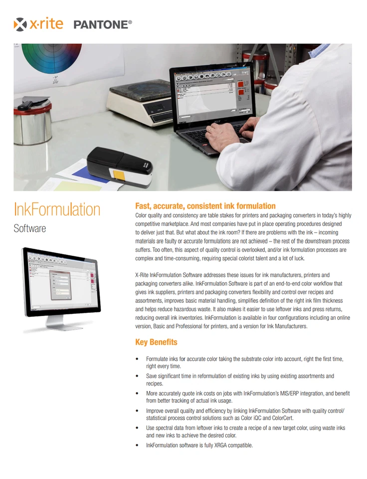 X-Rite InkFormulation 6 - BRAND NEW LICENSE OF X-RITE INK FORMULATION 6 SOFTWARE - Image 2 of 4