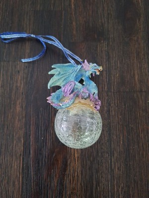 Gothic Dragon Ornament Design Toscano Frost Holiday Ornament QS292913 Fantasy UB