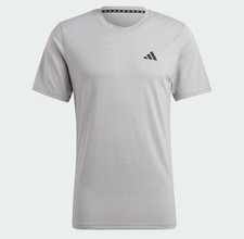 adidas Men's Train Essentials Feelready Grey Training Tee
