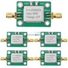 5 5M-6GHz DC5V RF Broadband Signal Amplifier Board Gain 20dB Power Module 50ohm