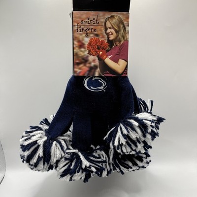 Spirit Fingerz PENN STATE Nittany Lions Winter Gloves Pom Pom - NCAA College PSU