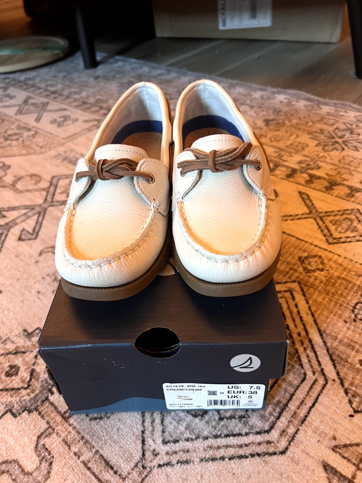 White Sperry's Women's Boat Shoe