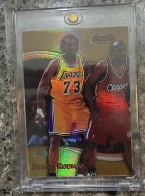 Topps Dennis Rodman Basketball Serial Numbered Sports Trading