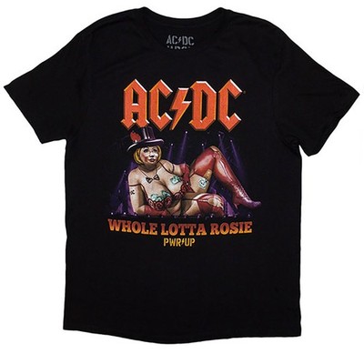 Men's AC/DC Whole Lotta London Pwr-up Eu Tour '24 T-shirt XXX-Large Black
