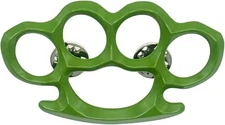Knuckles Jacket Vest Biker Pin (2.0 X 1.25 inch ) Green