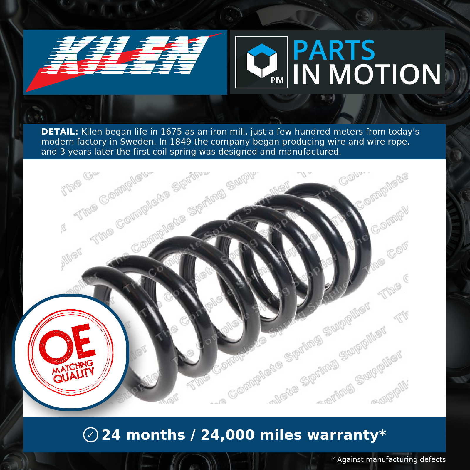 2x Suspension Coil Spring Rear Long Life For Mitsubishi Pajero/Shogun ROC CS8086 - Image 2