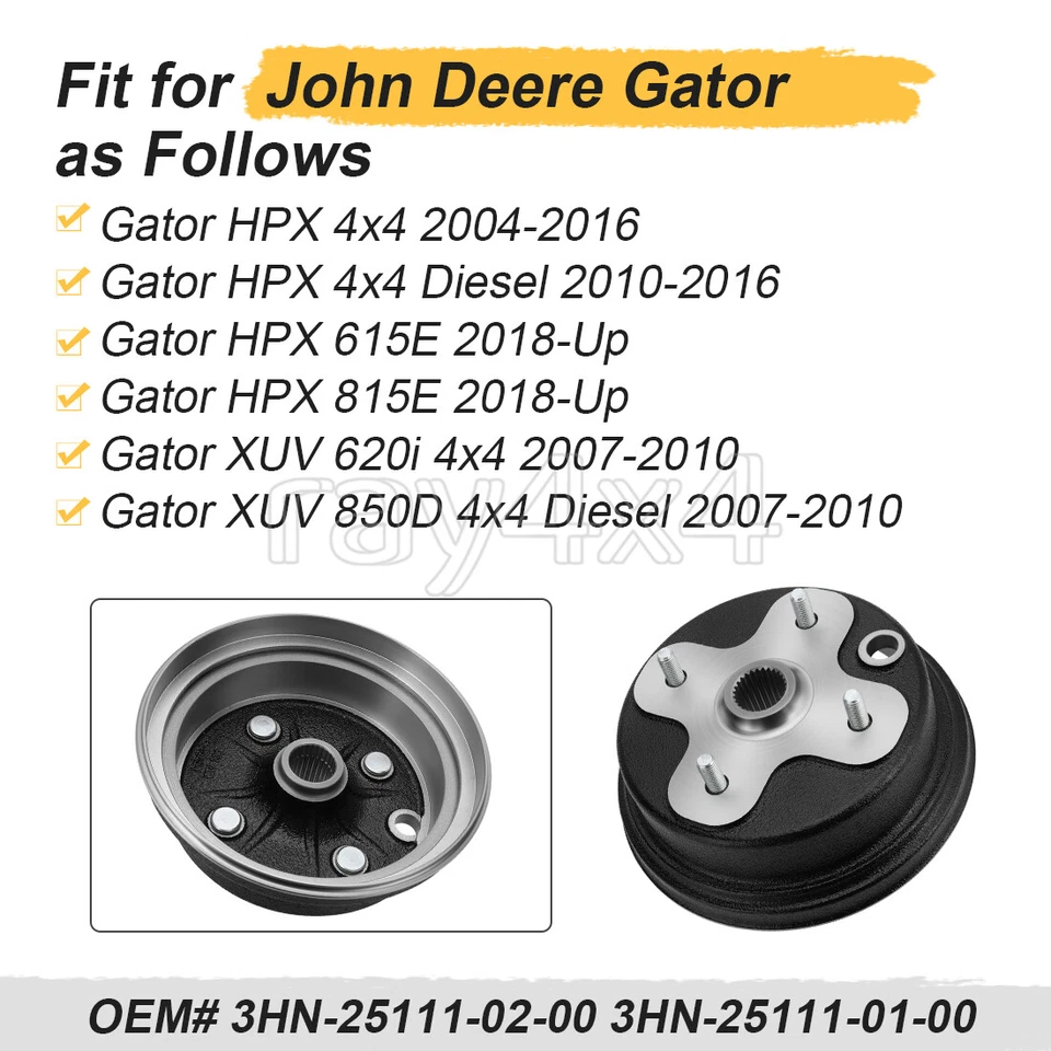 Buje de freno de rueda trasera para Yamaha Timberwolf 250 3HN-25111-02-00 3HN-25111-01-00 Foto 3 de 4