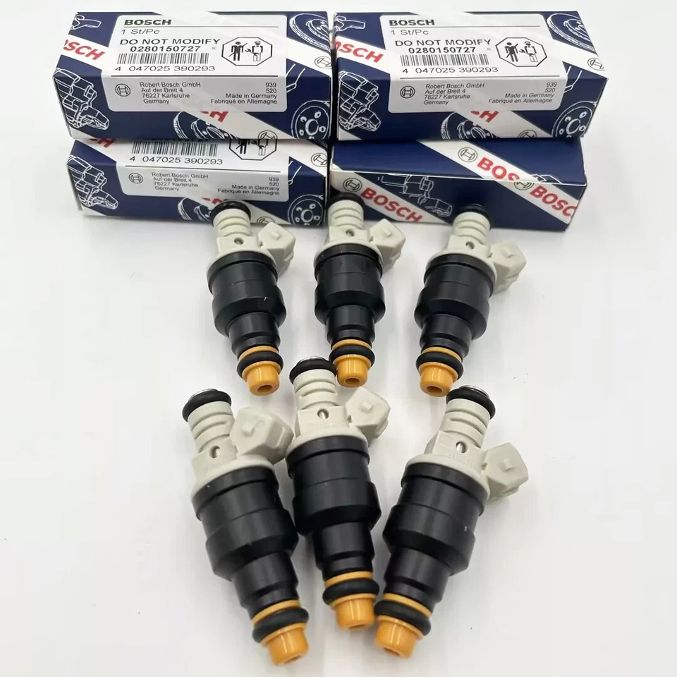6X Brand NEW Bosch Fuel Injectors 0280150727 Fit For 1986-89 Ford Ranger 2.9L V6 Foto 2 de 4