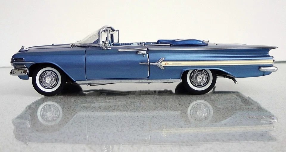 Гоночный автомобиль Chevrolet Chevy Classic металлическая модель на заказ 1:24 Hot Rod 55 57 18 - Изображение 2 из 4