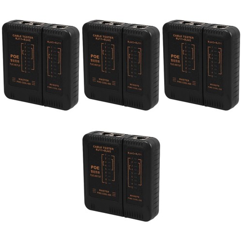 Set of 4 Netzwerkkabeltester Netzwerktester Ethernet Netzwerkkabel-Testtool - Bild 6 von 12