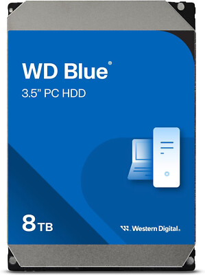Festplatte / HDD Western Digital Blue 8TB(8000GB) SATA3 WD80EAAZ NAS Cache 256MB