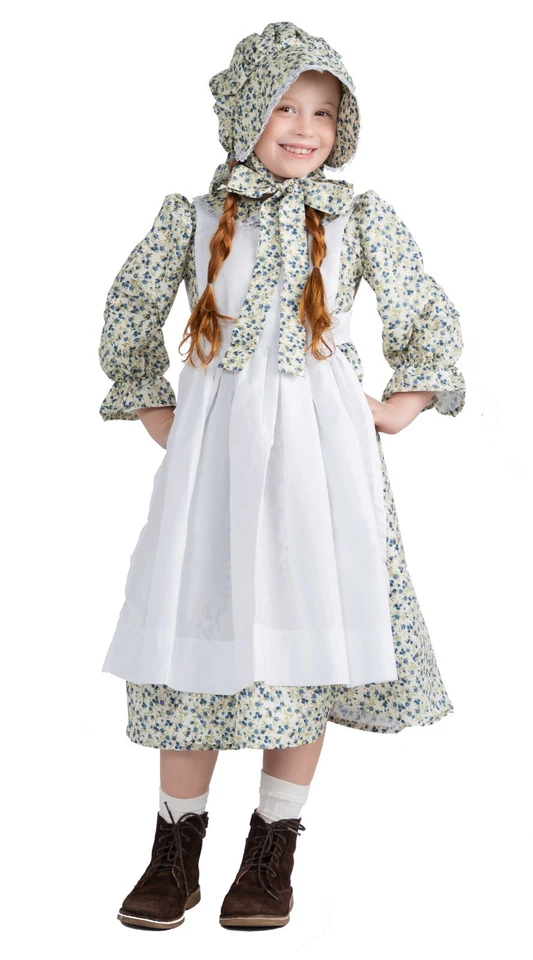 Dress Up America Pioneer Costume for Girls - Colonial Prairie Dress - Image 2 of 3