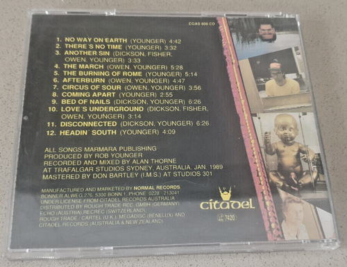 The New Christs – Distemper cd Album 1989 Rare - Imagen 3 de 3