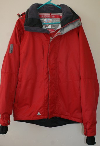 Recco Red Hooded Winter Snow Jacket 