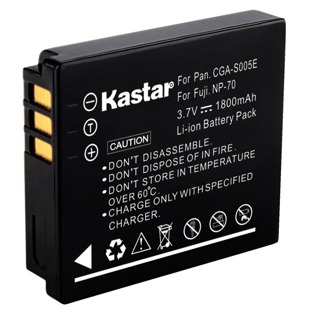 1x Kastar Battery for Panasonic Lumix CGA-S005 DMC-FX1 DMC-FX3 DMC