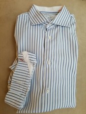 ROBERT GRAHAM 17 BLUE STRIPED SHIRT Orig 175