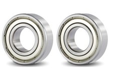 2-Pack ,6301-2ZZ EQM PREMIUM BALL BEARINGS ABEC3 12X37X12mm