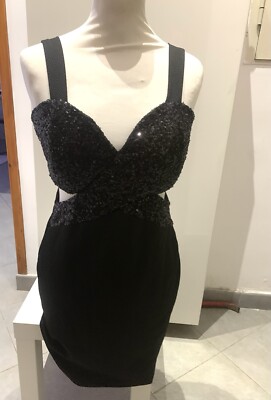  ABENDKLEID MIT PAILLETTEN GR M       