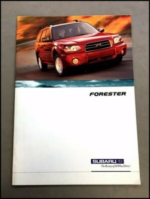 2003 Subaru Forester 28-page Original Car Sales Brochure Catalog