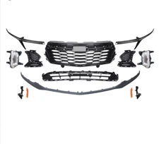 Front Bumper Cover Grille Set For 2022-2024 Chevy Equinox Rs  Assembly 13 PCS