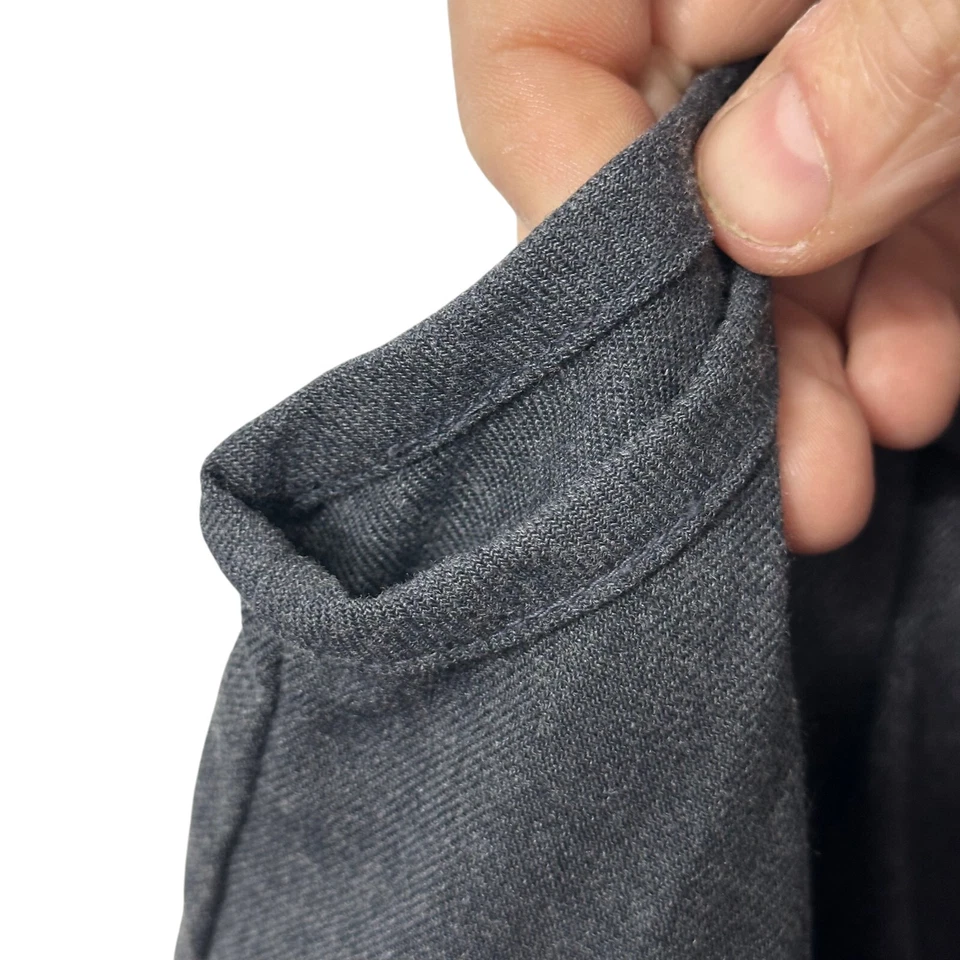 VTG 90s Florence Eiseman Sleeveless Dress SZ 5 Blue Girls Applique Collar Flower - Image 3 of 4