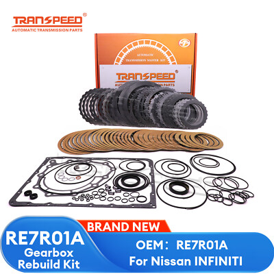 RE7R01A Transmission Master Rebuild Kit Friction Steel Kit Seal Oil for Infinity