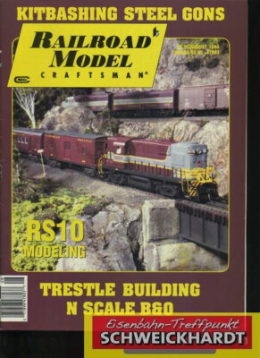 Railroad Model Craftsman August 1994 - Heftthemen siehe Bild - SH217766