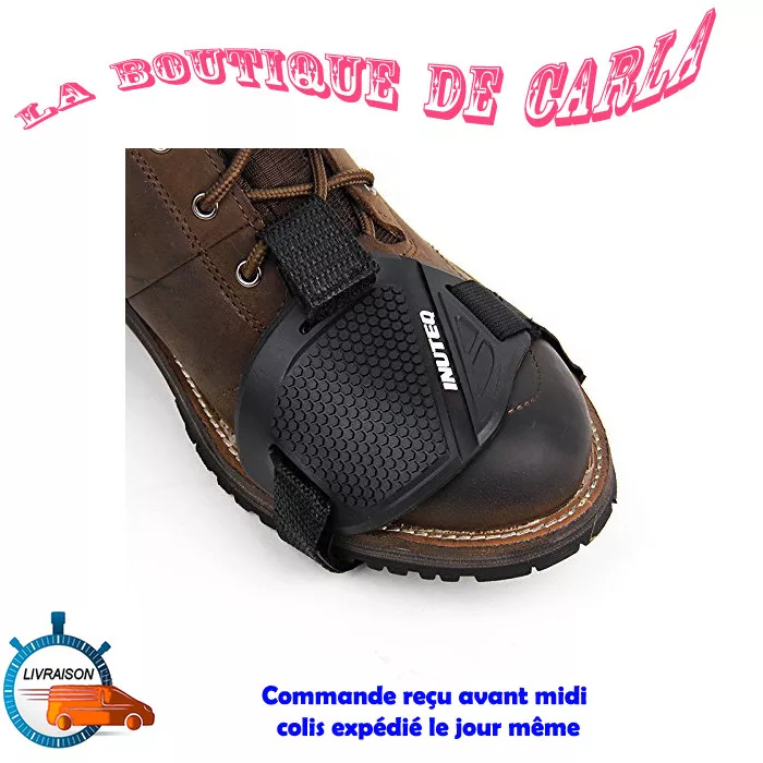 Protège chaussure sélecteur de vitesse moto botte protection bandeau