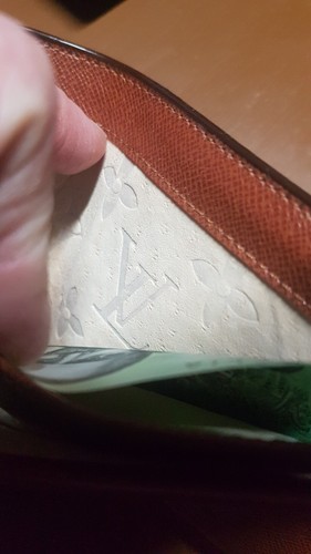 NEW Authentic LOUIS VUITTON LEATHER Portemonnaie Wallet Paris France unisex - Picture 12 of 12