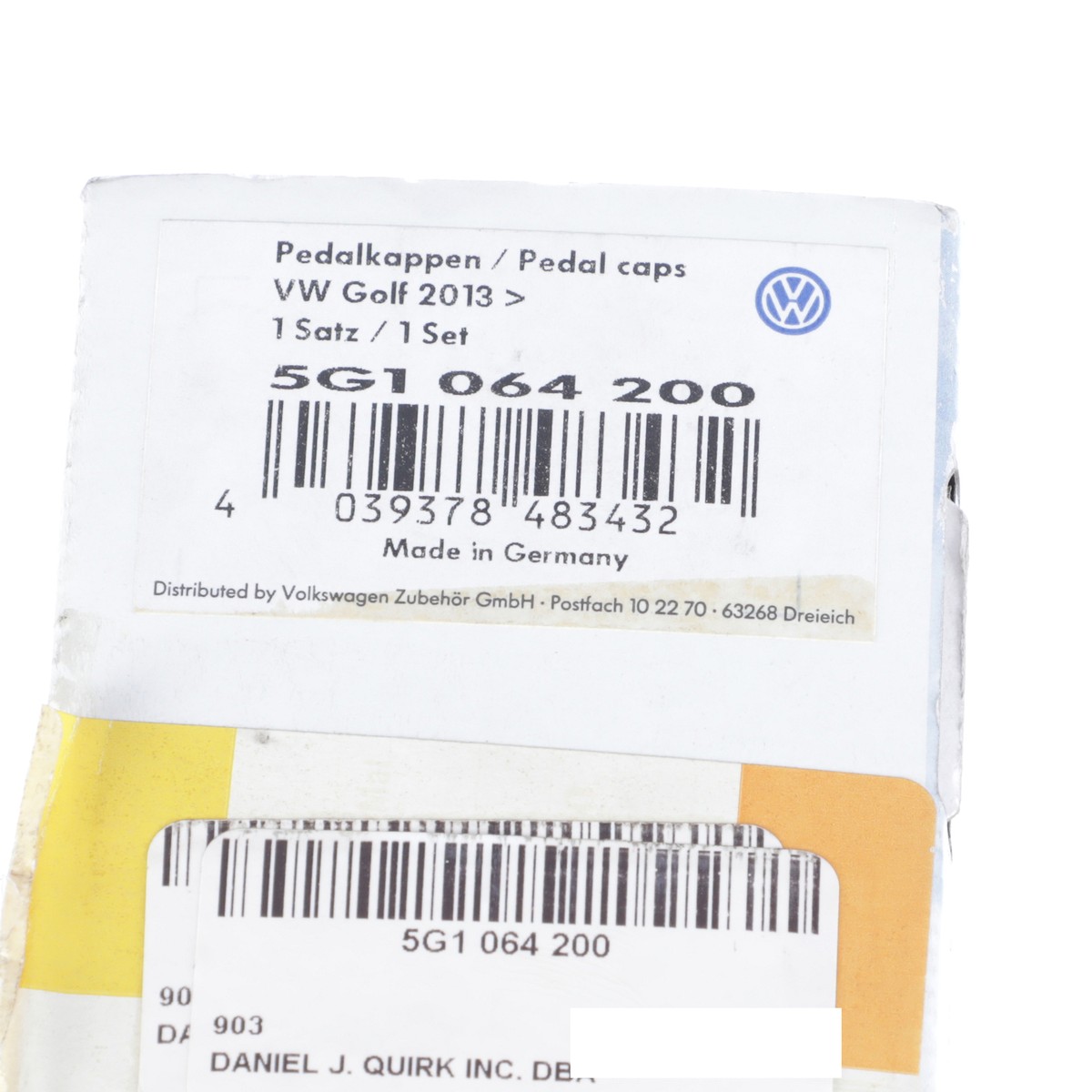 NEW OE GENUINE VW Volkswagen 15-2023 Golf Jetta Aluminum